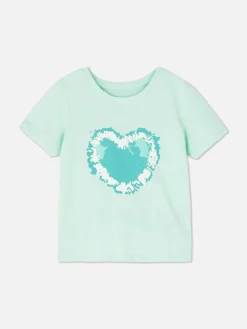 Tops Und T-Shirts|Primark Sommerliches T-Shirt Mit Grafik Mintgrün