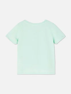 Tops Und T-Shirts|Primark Sommerliches T-Shirt Mit Grafik Mintgrün