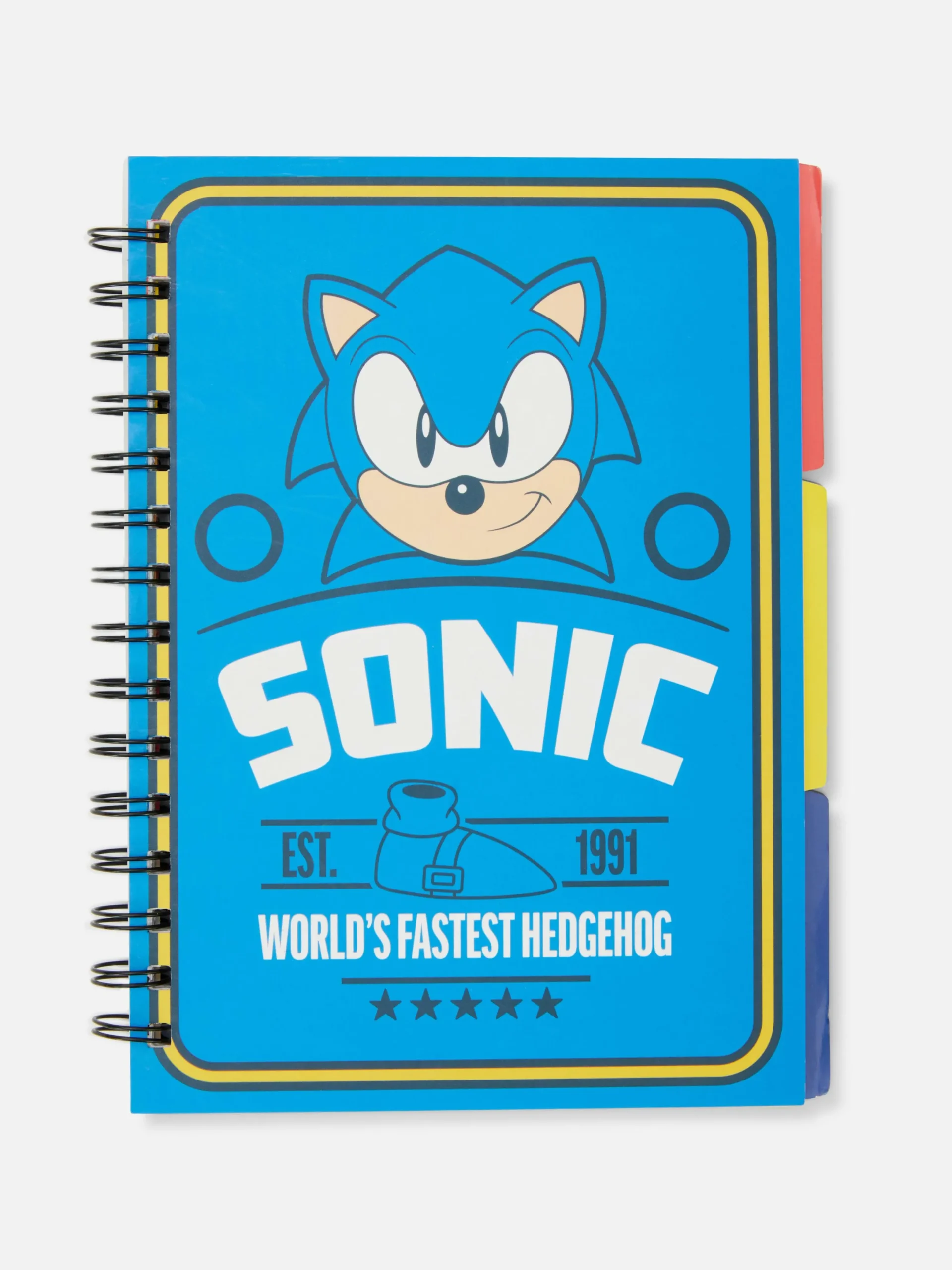 Notizbücher|Primark „Sonic The Hedgehog“ A5-Notizbuch Blau