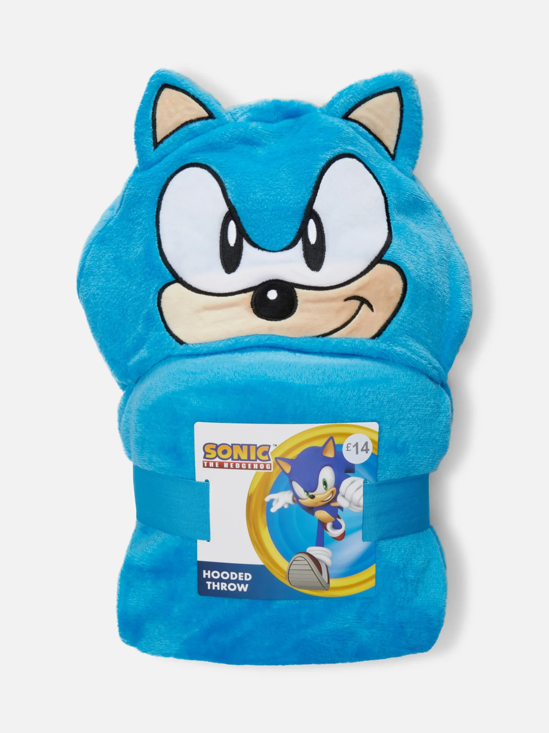 Decken Und Überwurfe|Primark „Sonic The Hedgehog“ Überwurf Mit Kapuze Blau