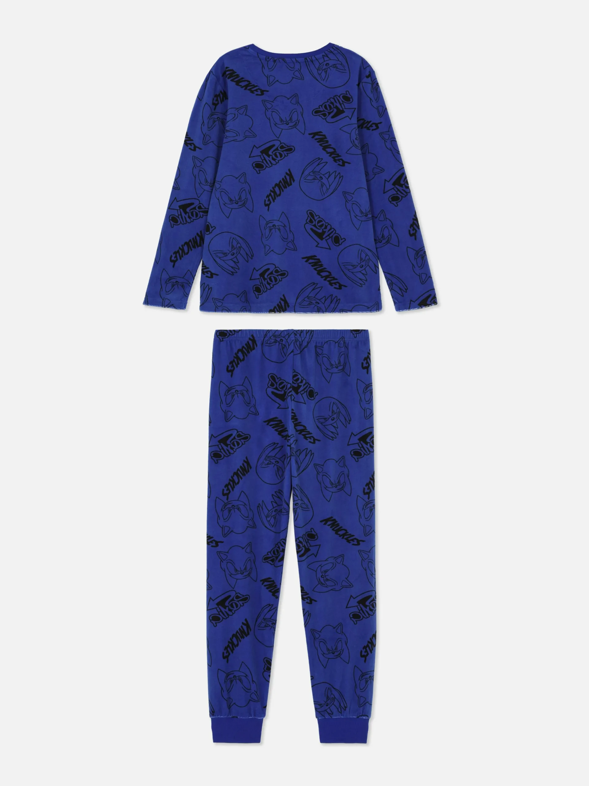 Schlafanzüge Und Nachtwäsche|Primark „Sonic The Hedgehog“ Schlafanzug Mit T-Shirt Und Hose Blau