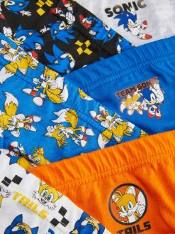 Unterwäsche|Primark „Sonic The Hedgehog“ Slips, 6er-Pack Multi