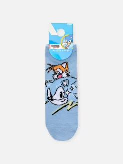 Socken|Primark „Sonic The Hedgehog“ Sneakersocken, 3er-Pack Blau