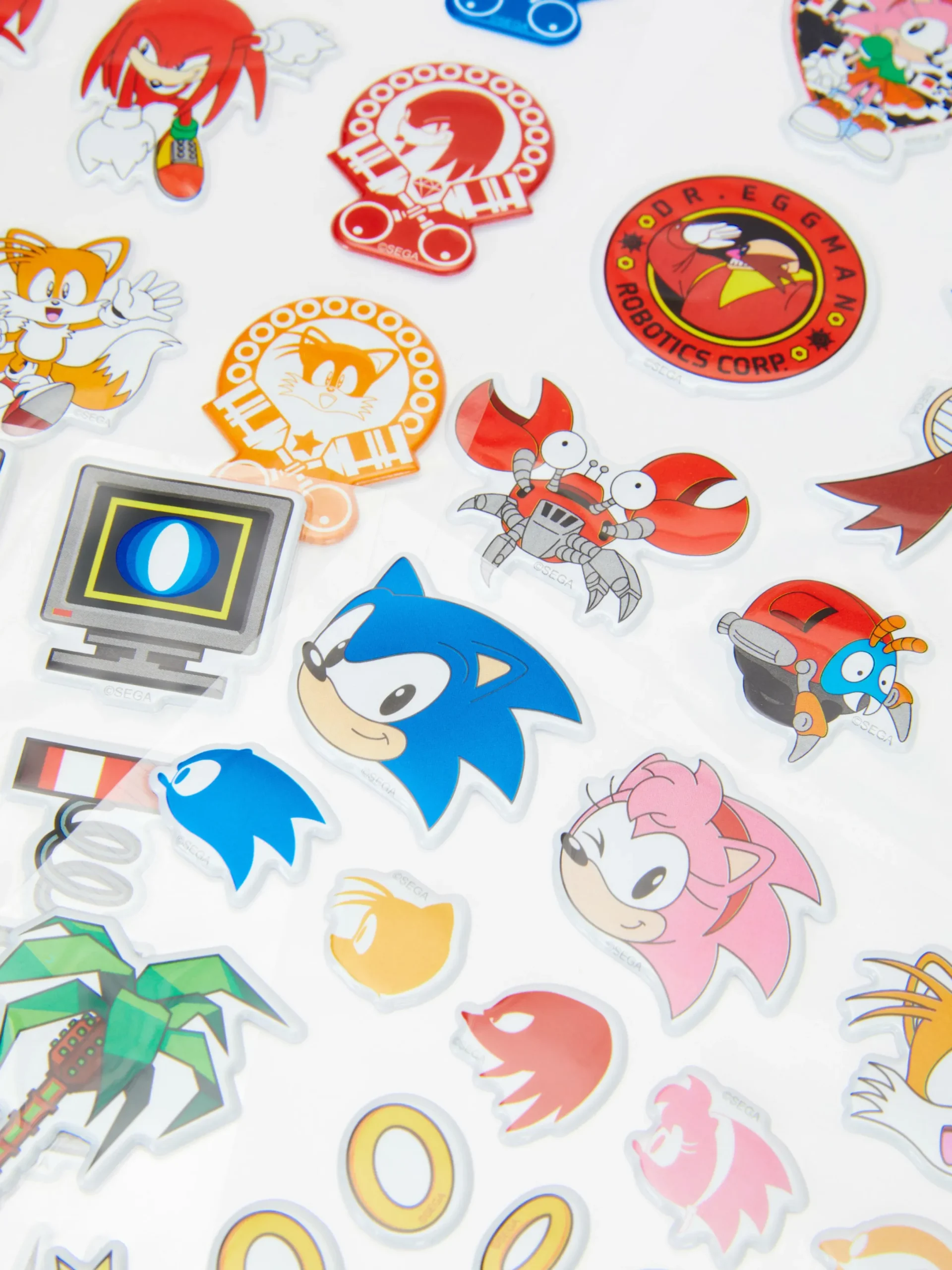 Basteln Und Handarbeiten|Primark „Sonic The Hedgehog“ Sticker, 50er-Pack Blau