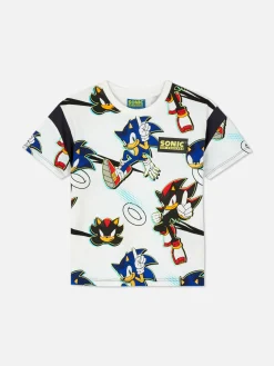 Tops Und T-Shirts|Primark „Sonic The Hedgehog Und Shadow“ T-Shirt Ecrufarben