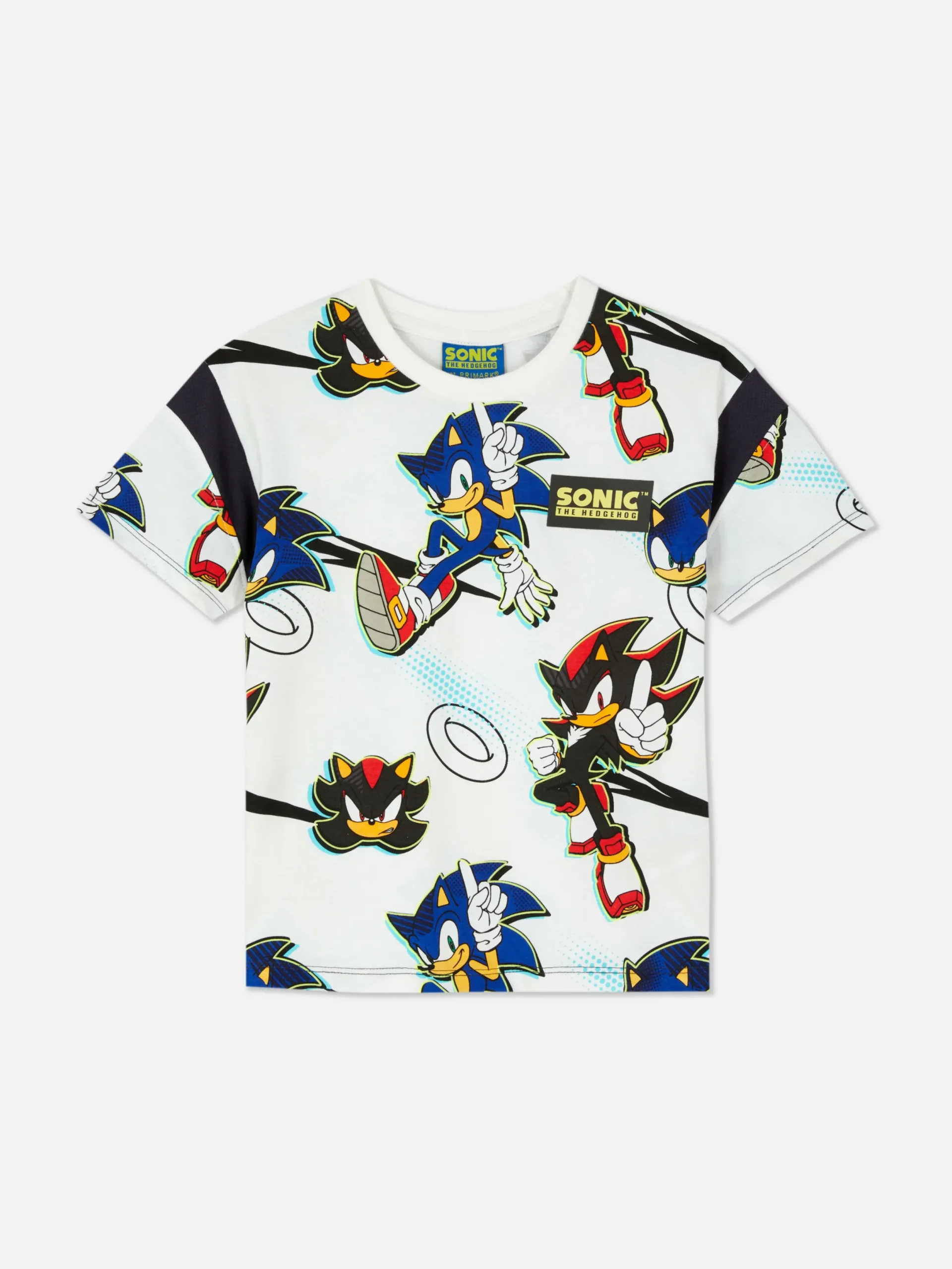 Tops Und T-Shirts|Primark „Sonic The Hedgehog Und Shadow“ T-Shirt Ecrufarben