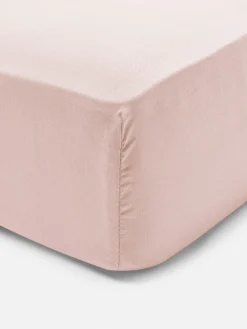 Bettlaken Und Kopfkissenbezüge|Primark Spannbettlaken Aus Baumwolle, Einzelbett Rosa