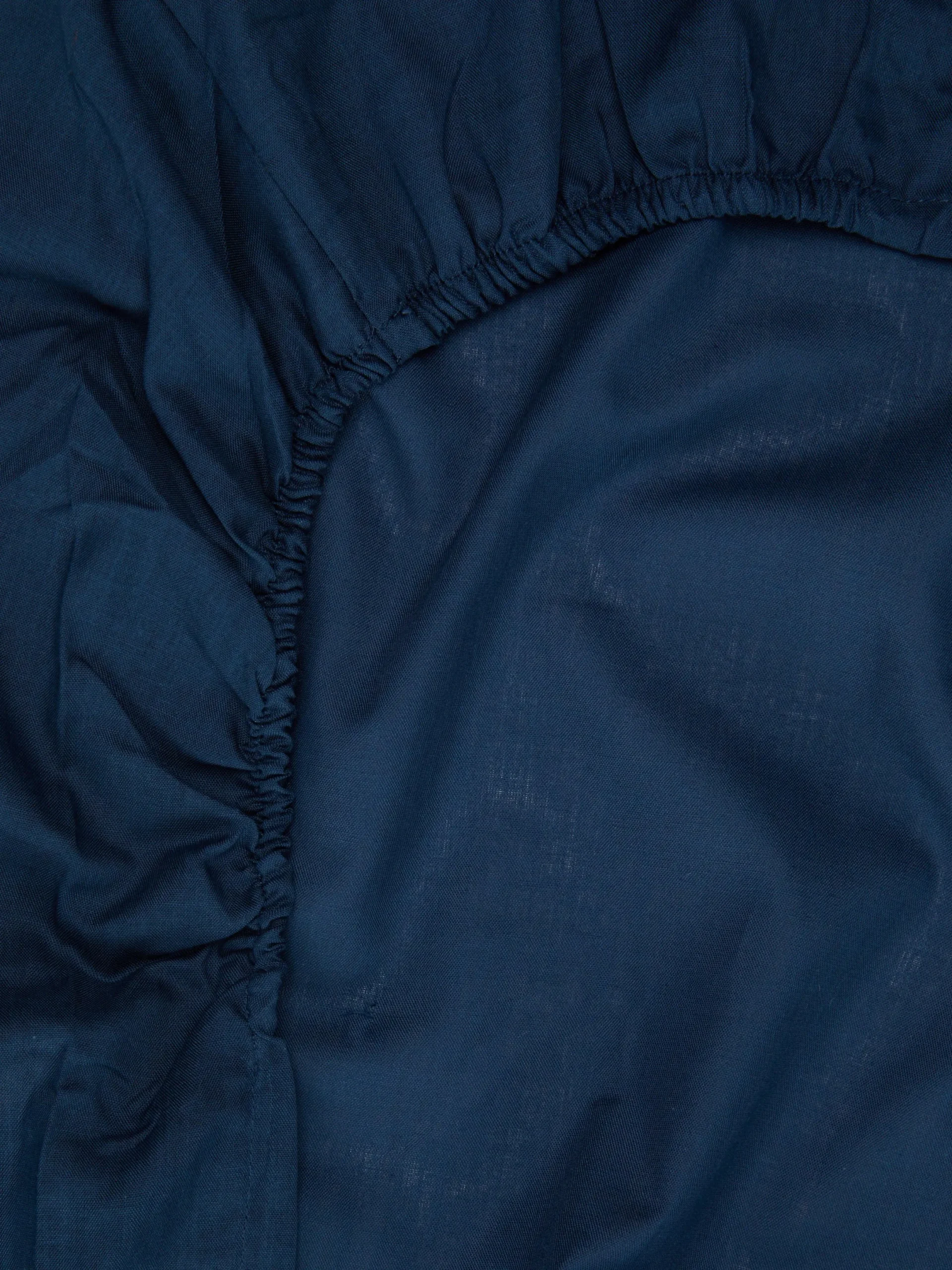 Bettlaken Und Kopfkissenbezüge|Primark Spannbettlaken, Einzelbett Marineblau