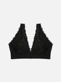 Bhs|Primark Spitzen-Bralette-BH Mit Adaptivem Verschluss Schwarz