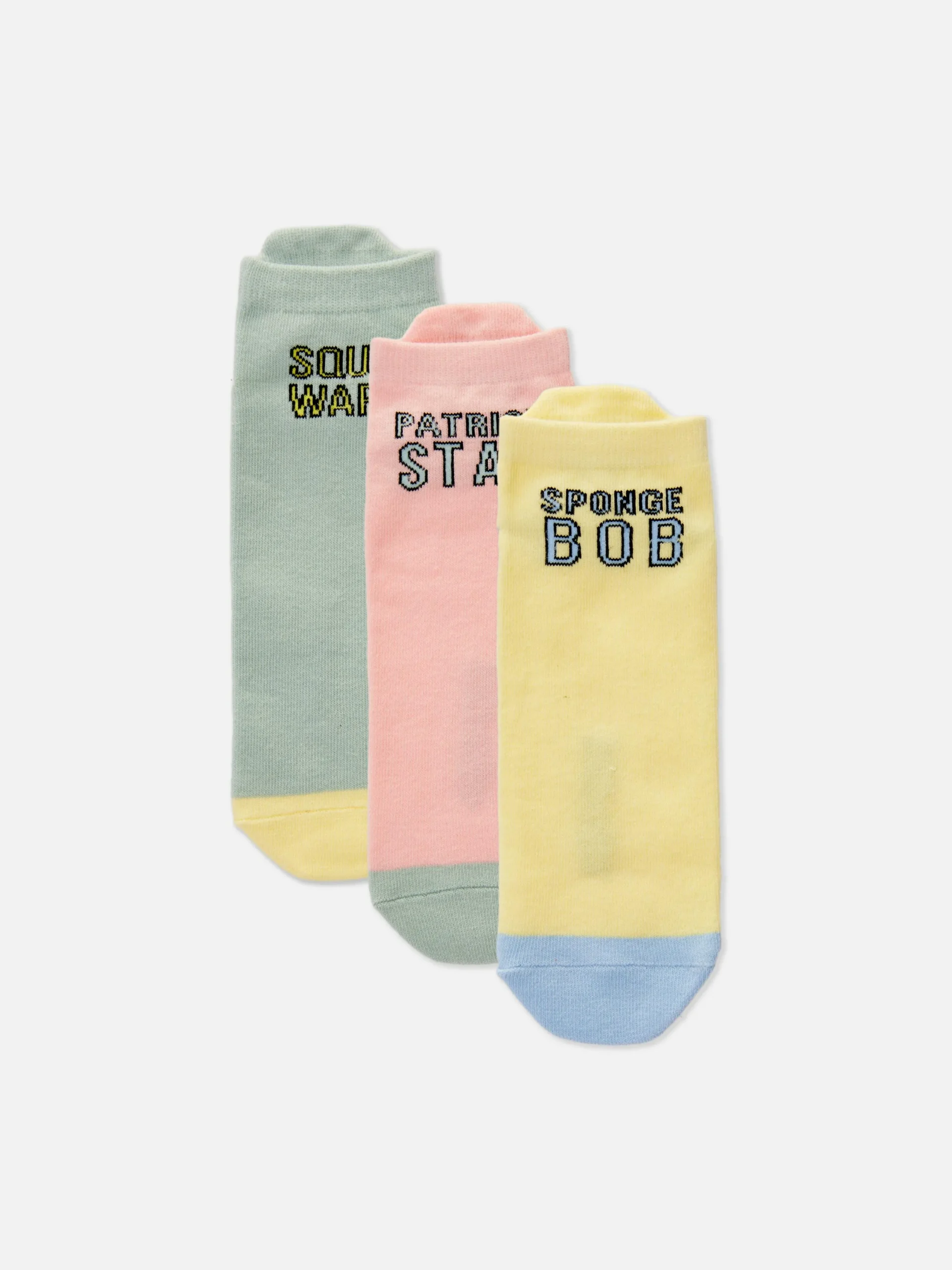 Socken|Primark „SpongeBob Schwammkopf“ Socken, 3er-Pack Multi