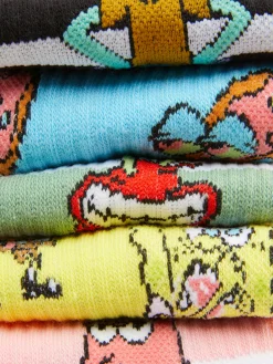 Socken|Primark „SpongeBob Schwammkopf“ Socken, 5er-Pack Multi