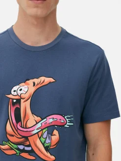 Grafik-T-Shirts Und -Sweatshirts|Tops Und T-Shirts|Primark „SpongeBob Schwammkopf“ T-Shirt Mit Print Marineblau