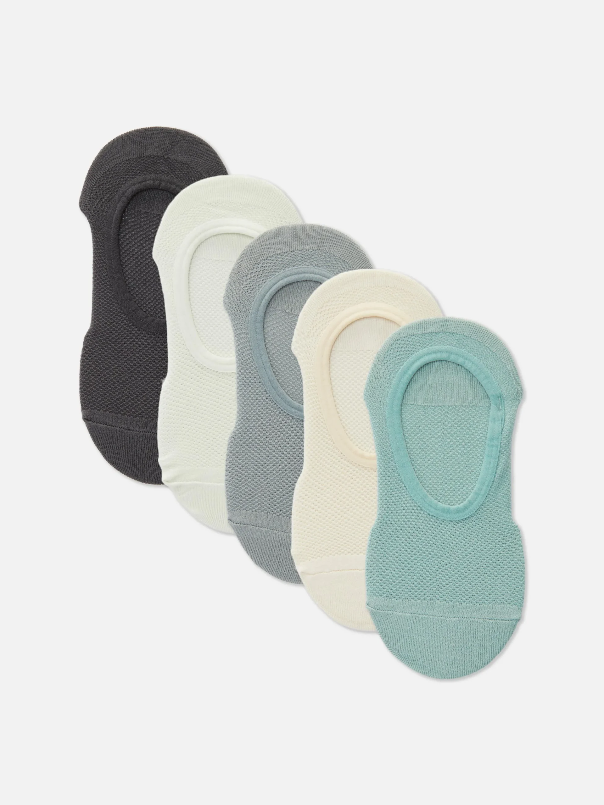 Socken|Primark Sportfüßlinge, 5er-Pack Hellblau