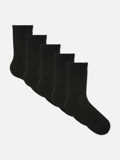 Socken|Sportbekleidung|Primark Sportliche Crew-Socken, 5er-Pack Schwarz