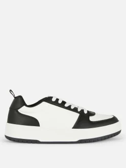 Sneakers|Primark Sportliche Low-Top-Sneaker Schwarz/Weiß