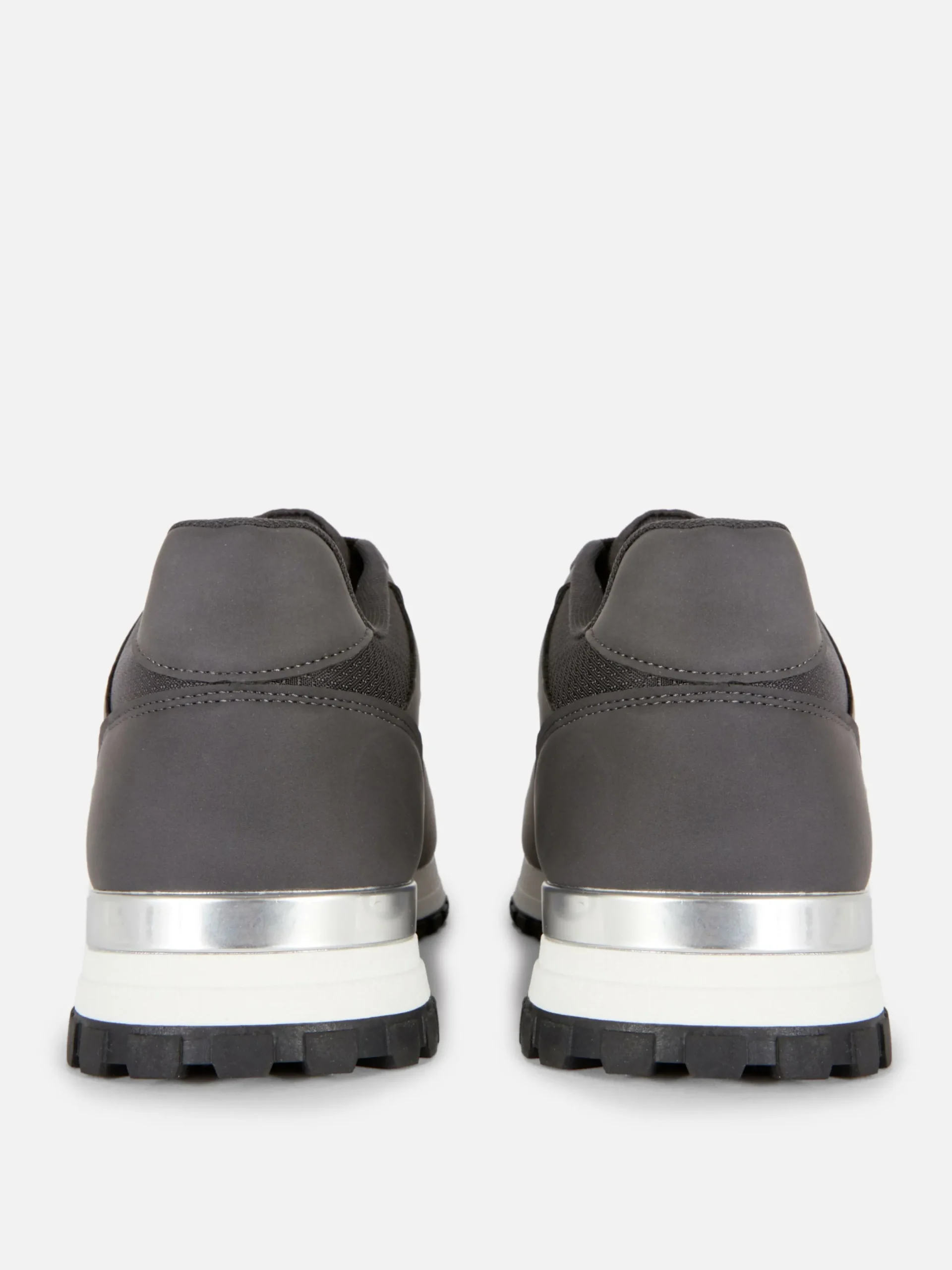Sneakers|Sportbekleidung|Primark Sportliche Sneaker Mit Dicker Sohle Anthrazitfarben