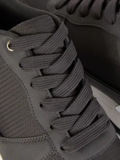 Sneakers|Sportbekleidung|Primark Sportliche Sneaker Mit Dicker Sohle Anthrazitfarben