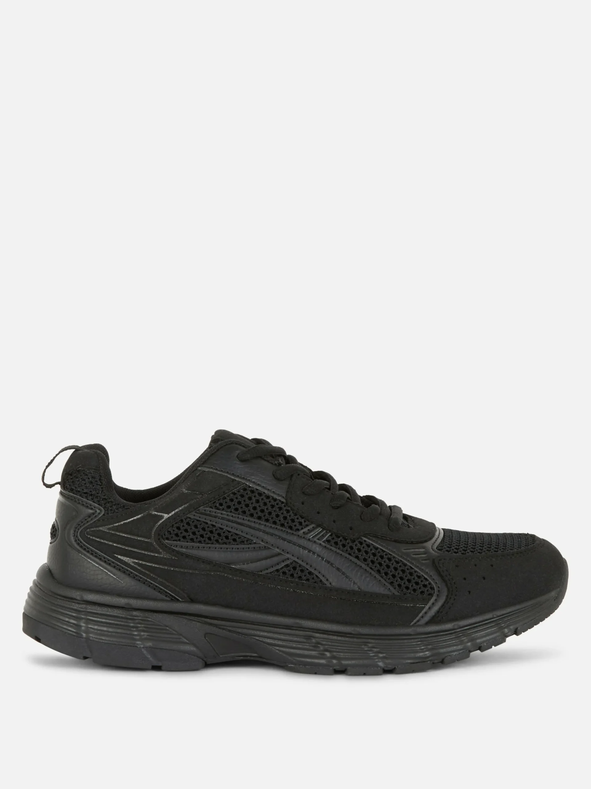 Sneakers|Primark Sportliche Sneaker Mit Mehreren Einsätzen Schwarz