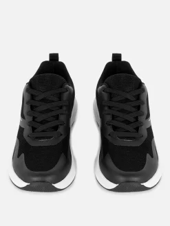 Sneakers|Primark Sportliche Sneaker Mit Schnürsenkeln Schwarz/Weiß