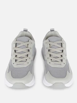 Sneakers|Primark Sportliche Sneaker Mit Schnürsenkeln Grau