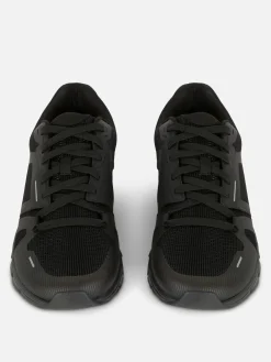 Sneakers|Sportbekleidung|Primark Sportliche Sneaker Zum Schnüren Schwarz