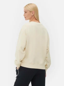 Hoodies Und Sweatshirts|Primark Sportliches „Hello Kitty“ Sweatshirt Mit Grafik Cremefarben