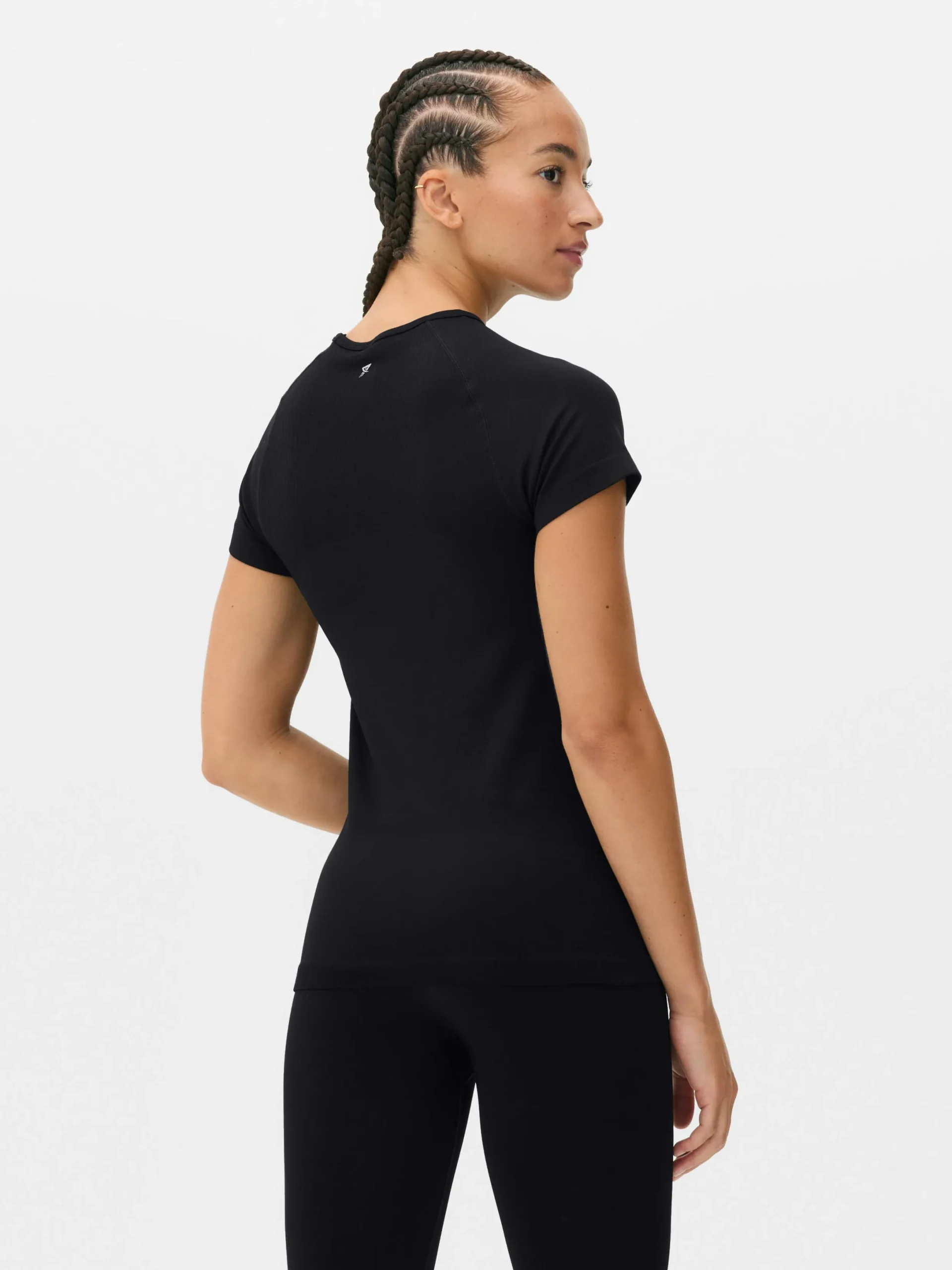 Fitnesskleidung Und Activewear|Primark Sportliches Performance-T-Shirt Schwarz