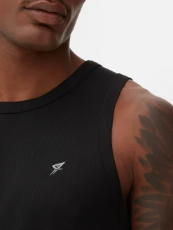 Sportbekleidung|Tops Und T-Shirts|Primark Sportliches Tanktop Mit Rundhalsausschnitt Schwarz
