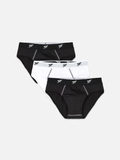 Sportbekleidung|Primark Sportslips, 3er-Pack Schwarz/Weiß