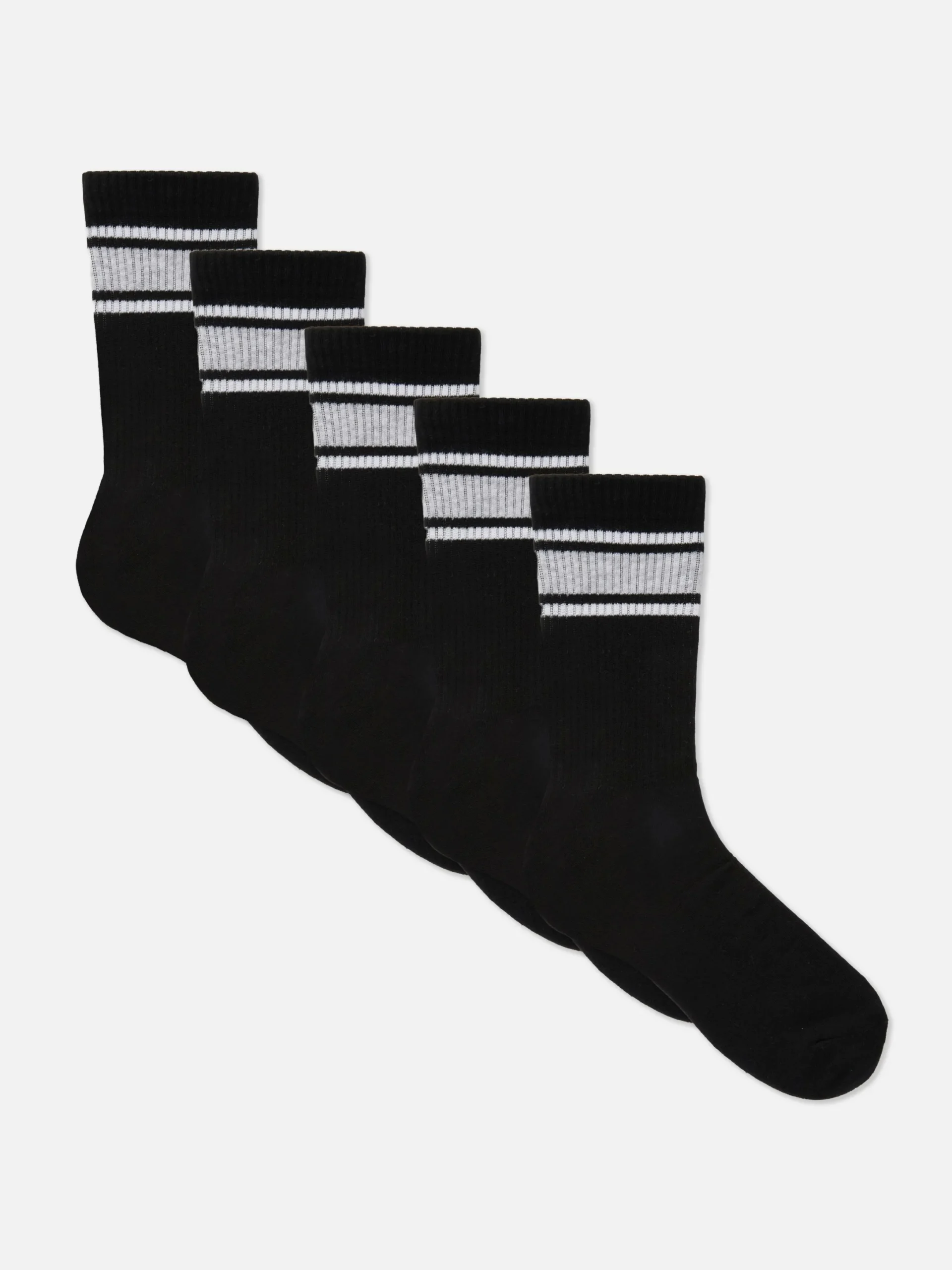 Socken|Sportbekleidung|Primark Sport-Socken, 5er-Pack Schwarz