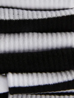 Socken|Primark Sport-Socken, 5er-Pack Schwarz/Weiß