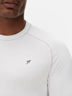 Sportbekleidung|Tops Und T-Shirts|Primark Sporttops Mit Langen Ärmeln, 2er-Pack Weiß