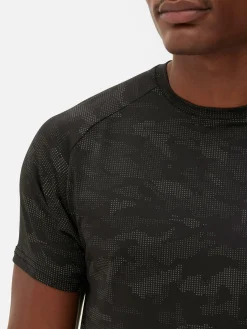 Sportbekleidung|Tops Und T-Shirts|Primark Sport-T-Shirt Mit Rundhalsausschnitt Schwarz/Weiß