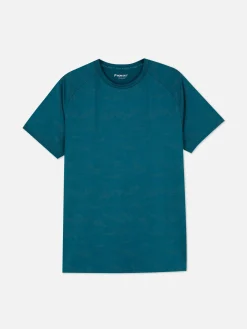 Sportbekleidung|Tops Und T-Shirts|Primark Sport-T-Shirt Mit Rundhalsausschnitt Blaugrün