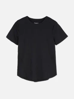 Fitnesskleidung Und Activewear|Primark Sport-T-Shirt Mit Rundhalsausschnitt Schwarz