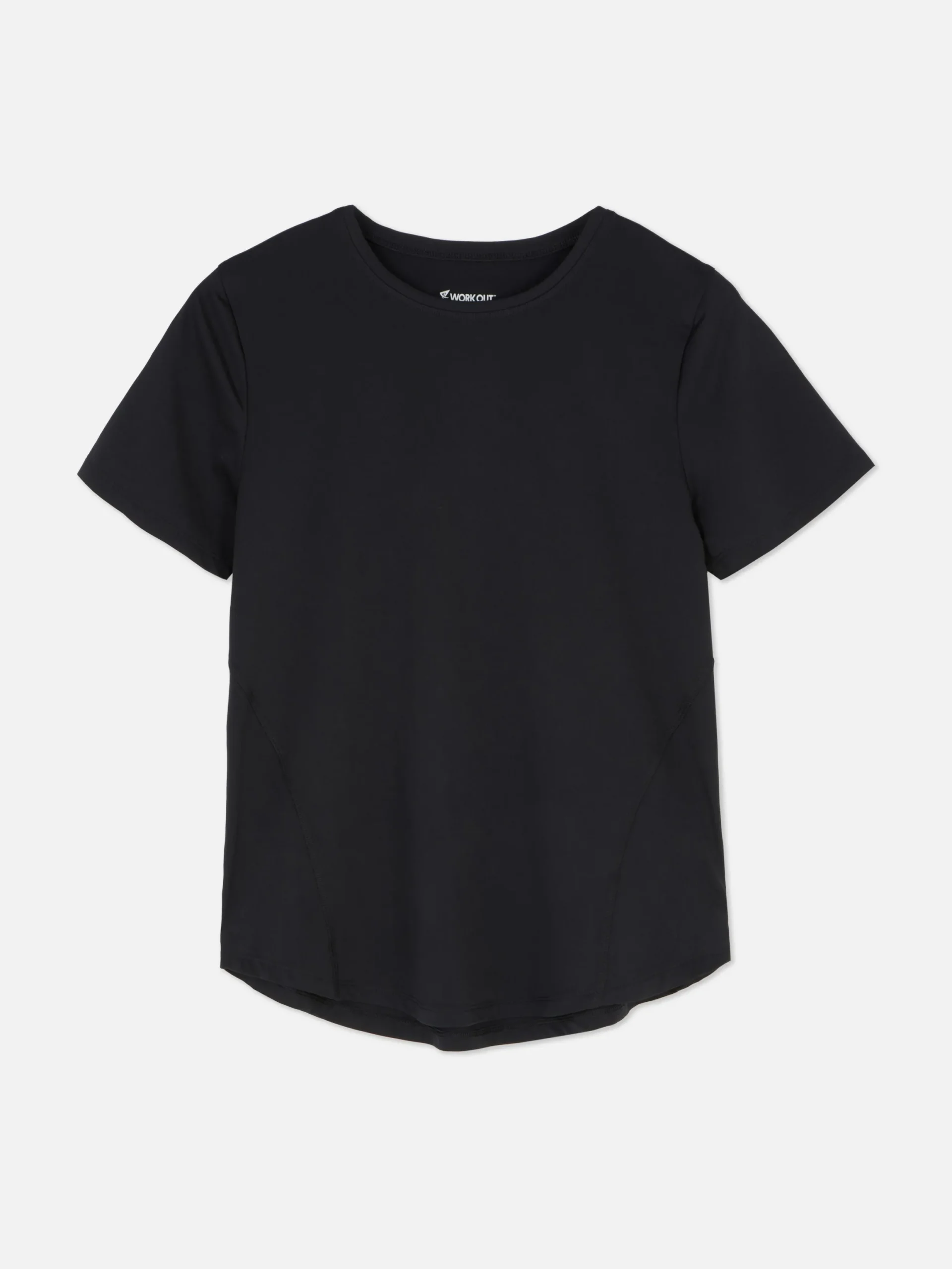 Fitnesskleidung Und Activewear|Primark Sport-T-Shirt Mit Rundhalsausschnitt Schwarz