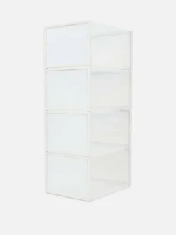 Aufbewahrungsboxen Und Körbe|Primark Stapelbare Schuhboxen, 4er-Pack Transparent