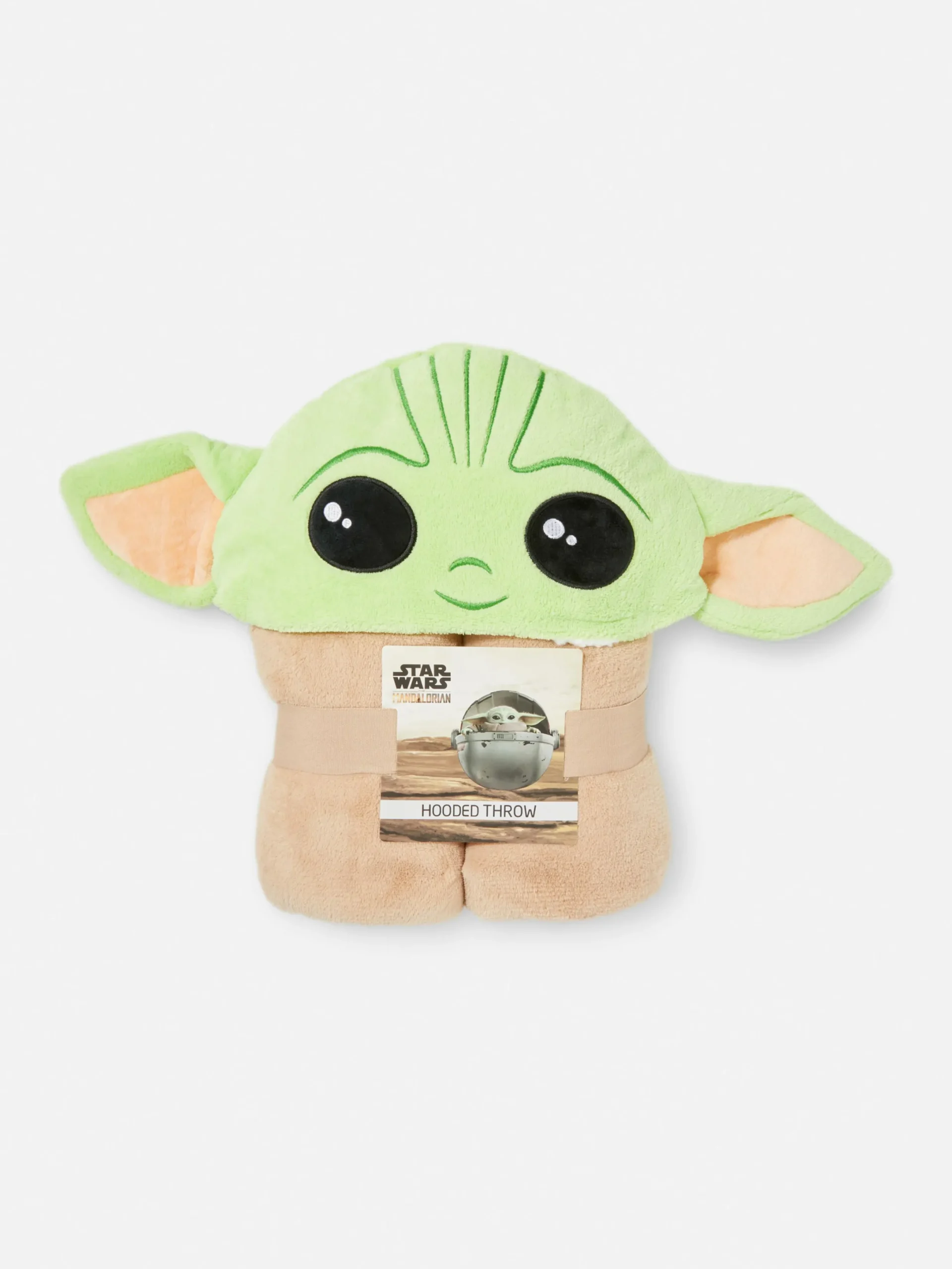 Decken Und Überwurfe|Primark „Star Wars Baby Yoda“ Überwurf Mit Kapuze Braun