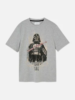 Tops Und T-Shirts|Primark „Star Wars Darth Vader“ T-Shirt Grau meliert