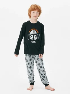 Schlafanzüge Und Nachtwäsche|Primark „Star Wars: The Mandalorian“ Schlafanzug Schwarz