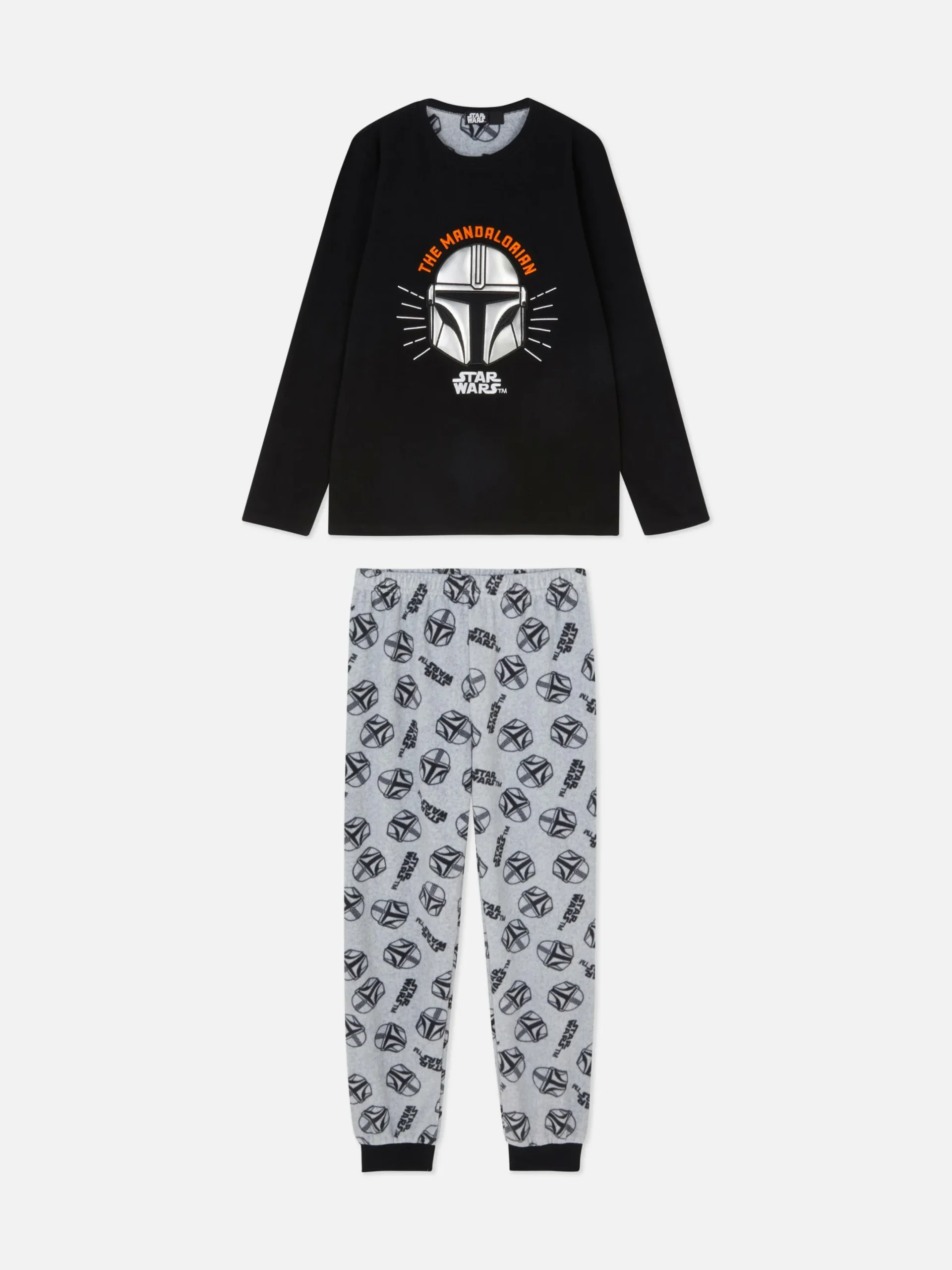 Schlafanzüge Und Nachtwäsche|Primark „Star Wars: The Mandalorian“ Schlafanzug Schwarz