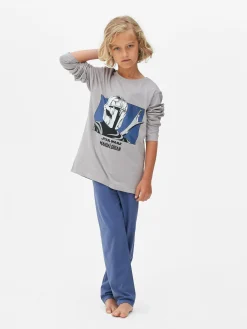 Schlafanzüge Und Nachtwäsche|Primark „Star Wars: The Mandalorian“ Schlafanzug Grau