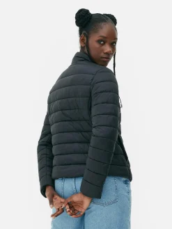 Jacken Und Mäntel|Primark Steppjacke Mit Trichterkragen Schwarz