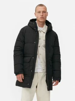 Jacken Und Mäntel|Primark Steppparka Mit Kapuze Schwarz