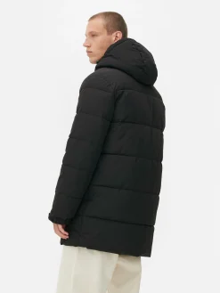Jacken Und Mäntel|Primark Steppparka Mit Kapuze Schwarz