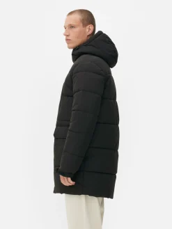 Jacken Und Mäntel|Primark Steppparka Mit Kapuze Schwarz