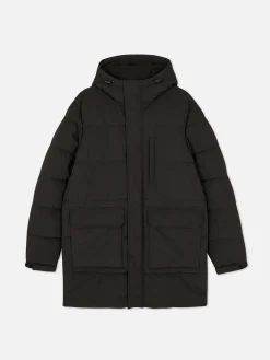 Jacken Und Mäntel|Primark Steppparka Mit Kapuze Schwarz