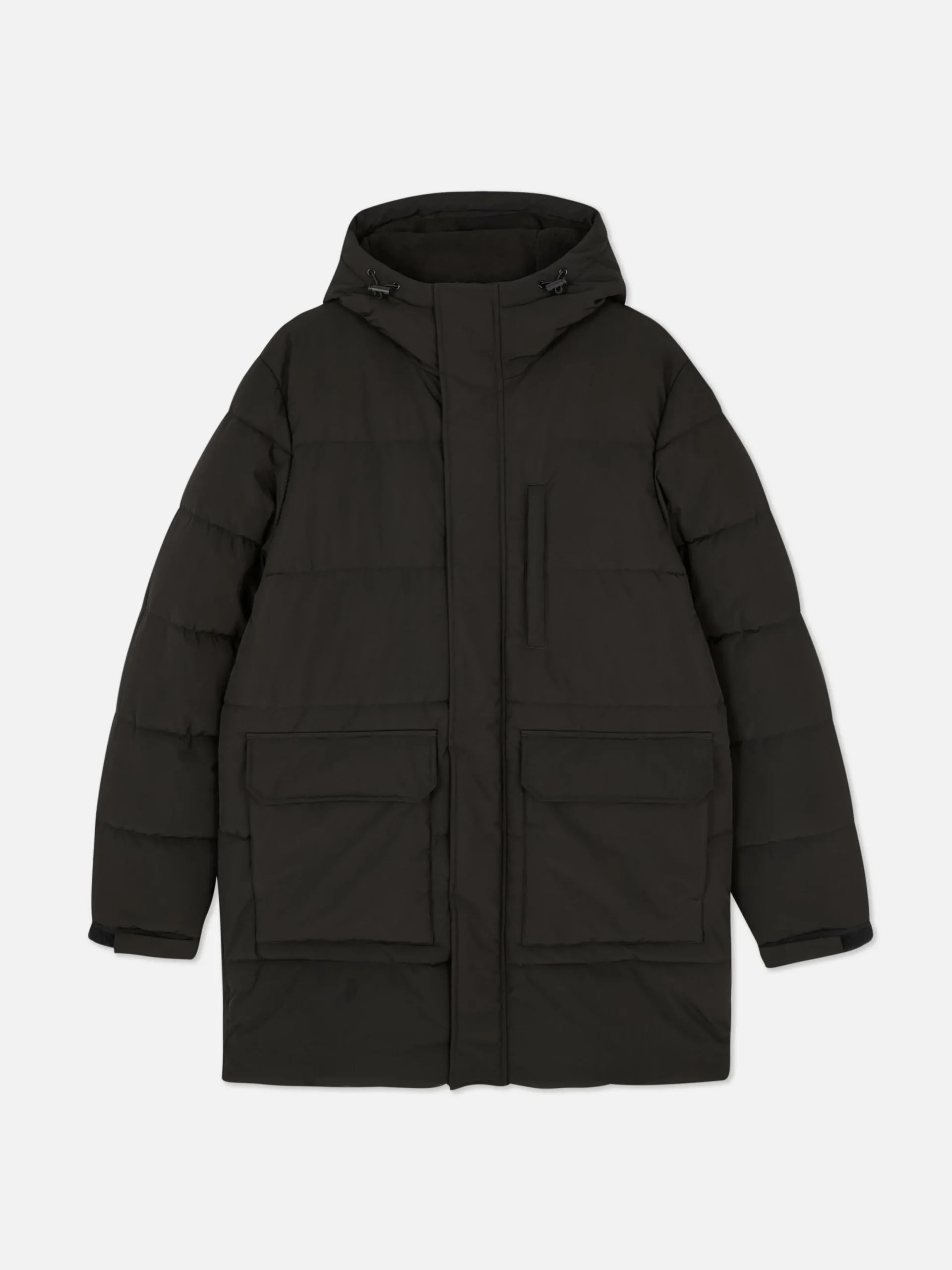 Jacken Und Mäntel|Primark Steppparka Mit Kapuze Schwarz