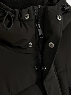 Jacken Und Mäntel|Primark Steppparka Mit Kapuze Schwarz