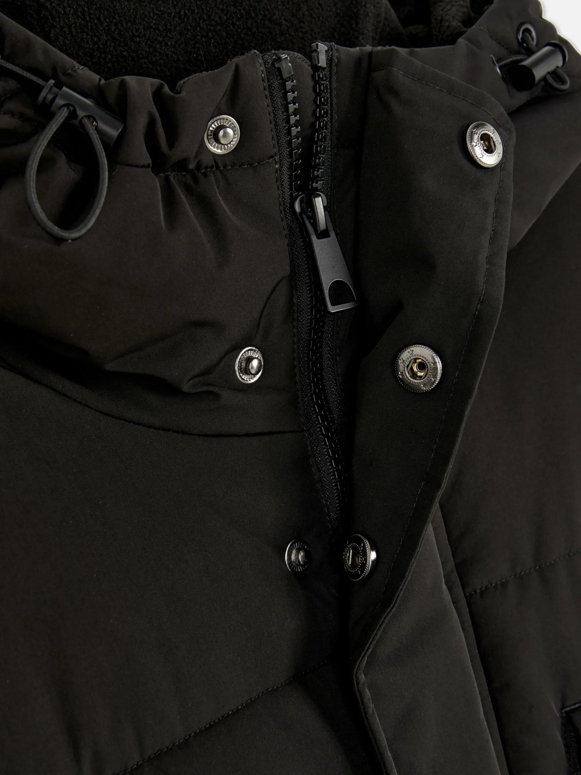 Jacken Und Mäntel|Primark Steppparka Mit Kapuze Schwarz